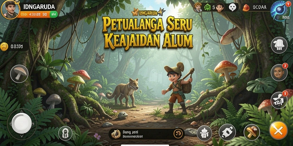Gameplay seru IDNGARUDA dengan visual yang menakjubkan.