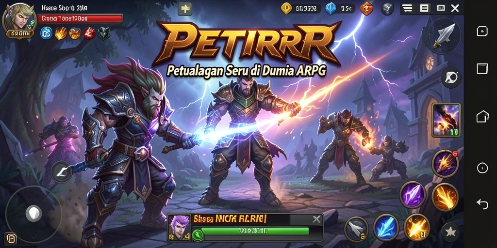 Tampilan gameplay yang menegangkan dan menarik di dunia ARPG.