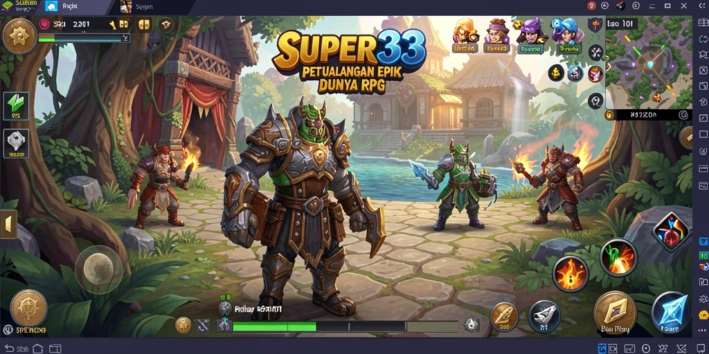 Gameplay epik RPG dengan grafis menawan.